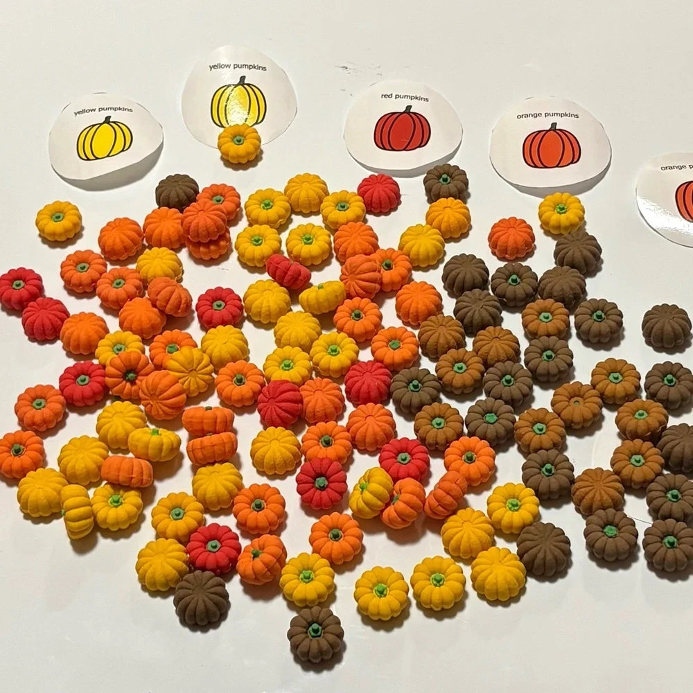 Colorful mini  Pumpkins